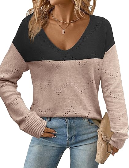 Emma off shoulder heklet genser