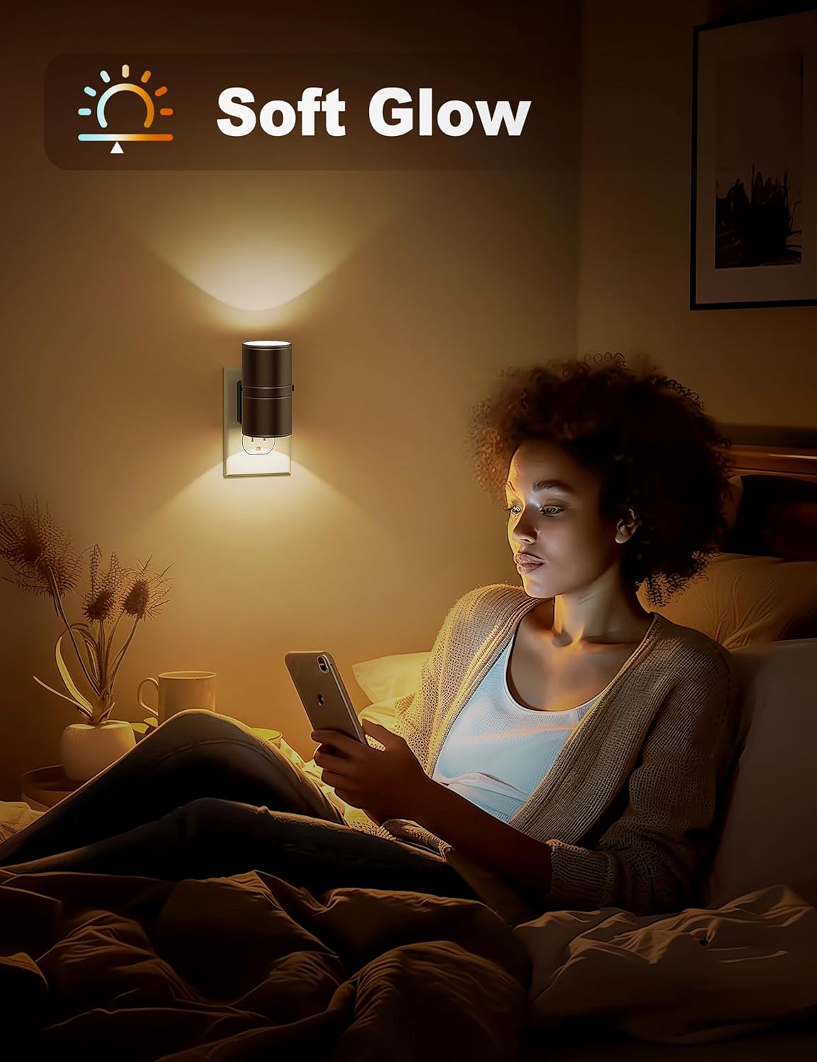 LumiGlow Dimbar LED Nattlys