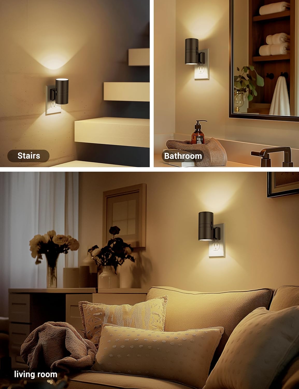 LumiGlow Dimbar LED Nattlys