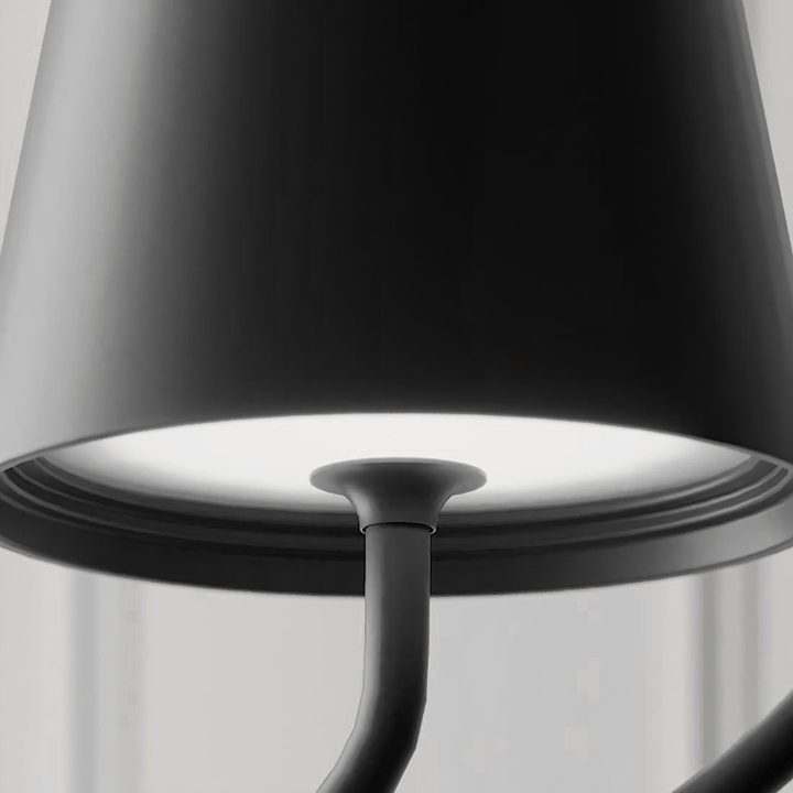 LumiNest – Oppladbar LED-pendellampe med berøringsdimmer