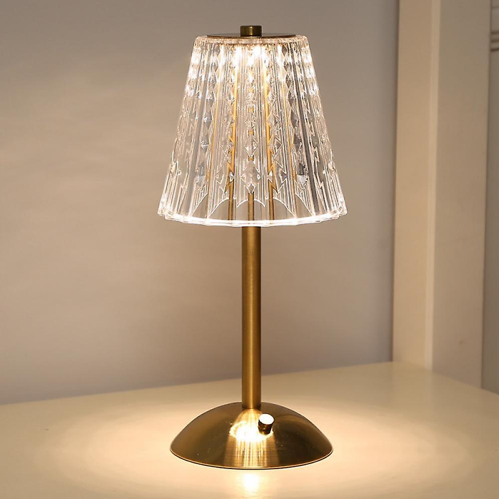 Elegant krystallbordlampe