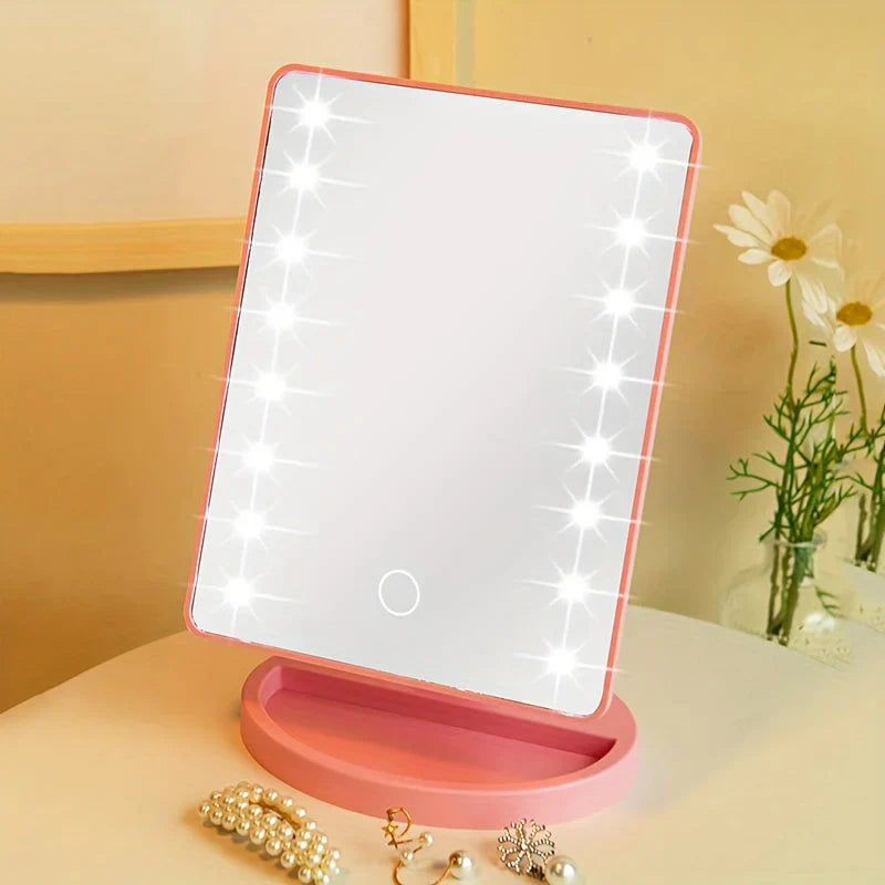 LumiTouch LED-sminkespeil med berøringskontroll – Perfekt belysning for feilfri sminke