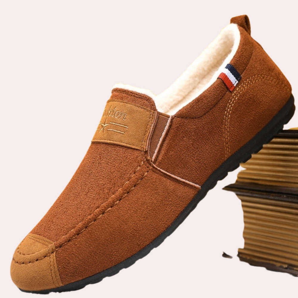 Steven - Komfortable loafers med fleecefor for menn