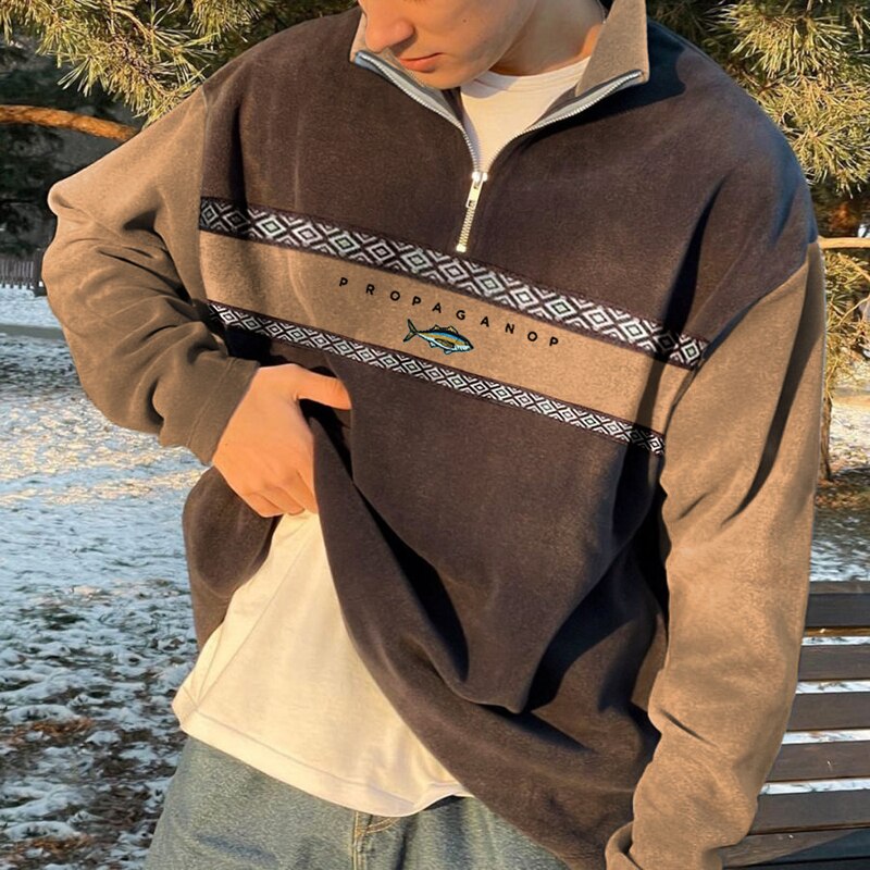 Sander - Klassisk Half Zip Luxe Genser