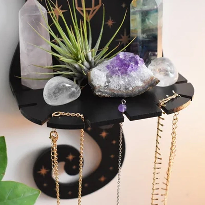 Gothic Decor - Mystiske vegghyller med lysestaker