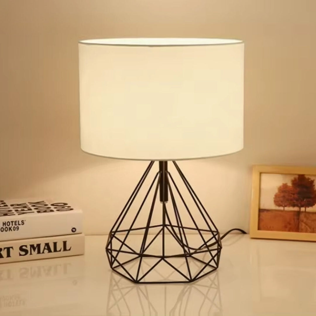 Moderne geometrisk trådlampe
