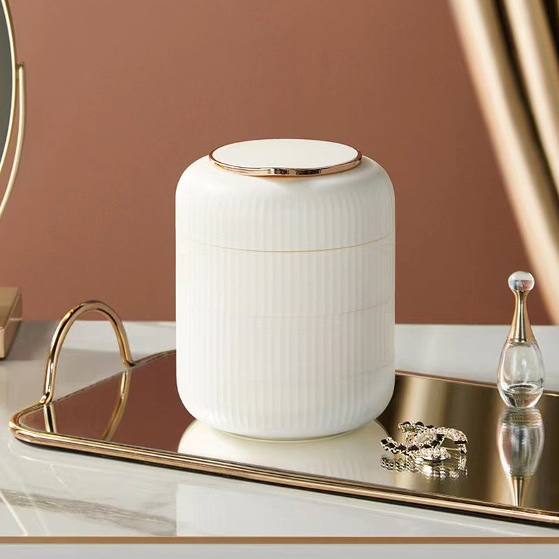Eleganz stablebar smykkeskrin – praktisk oppbevaring med speil og elegant design