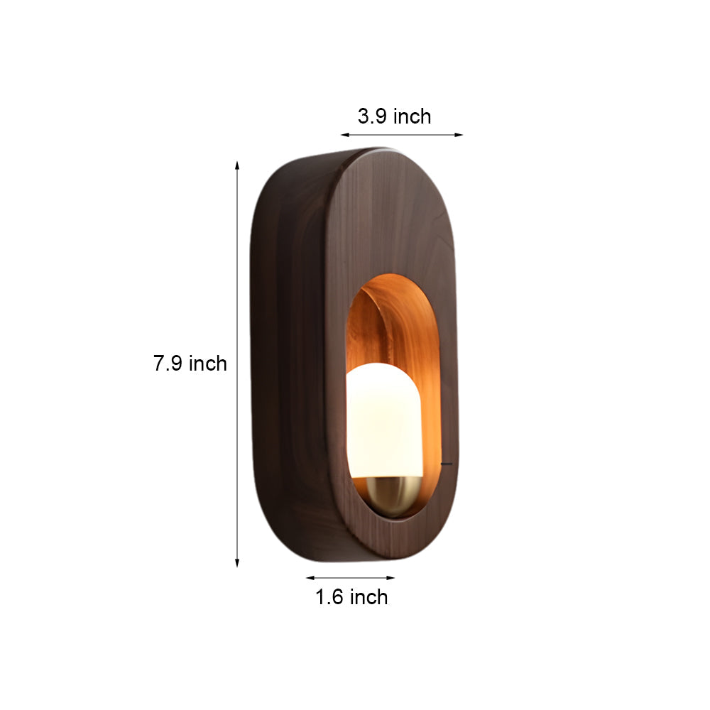 Glow - Moderne, buet vegglampe med mykt LED-lys