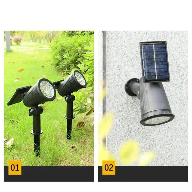 SolarFlare - Solcelledrevne LED-spotlights