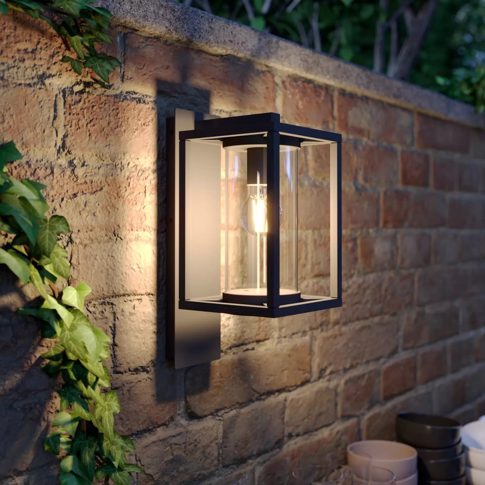 LumiGlow – Moderne industriell utendørs vegglampe