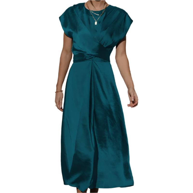 Sofie Elegant Omslagskjole Midi