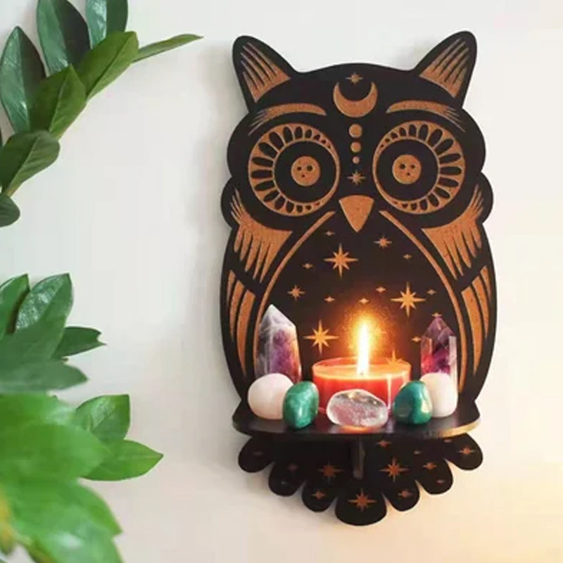 Gothic Decor - Mystiske vegghyller med lysestaker