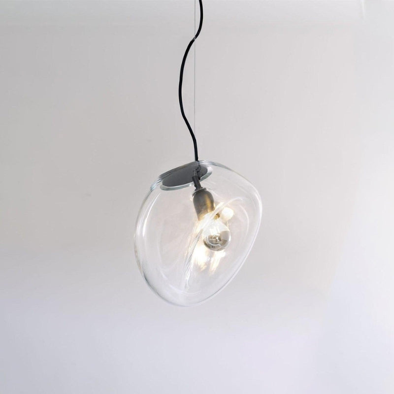 Dråbelux Elegant Glass Pendellampe – Stilig Takbelysning med Mykt Lys