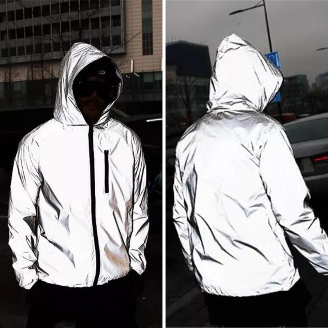 Hera - Uformell unisex-refleksjakke med hette