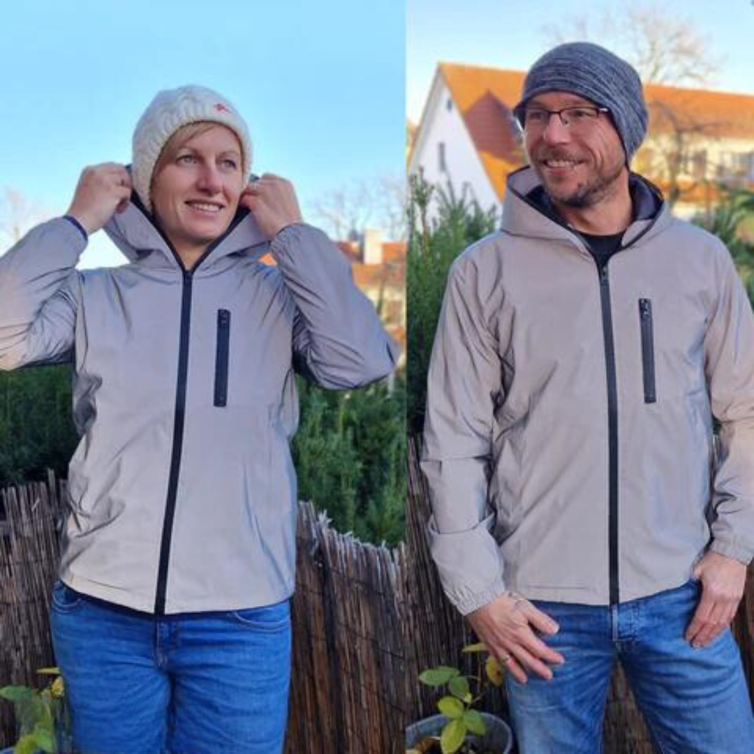 RelaxFit - Unisex reflekterende hettejakke med høy synlighet