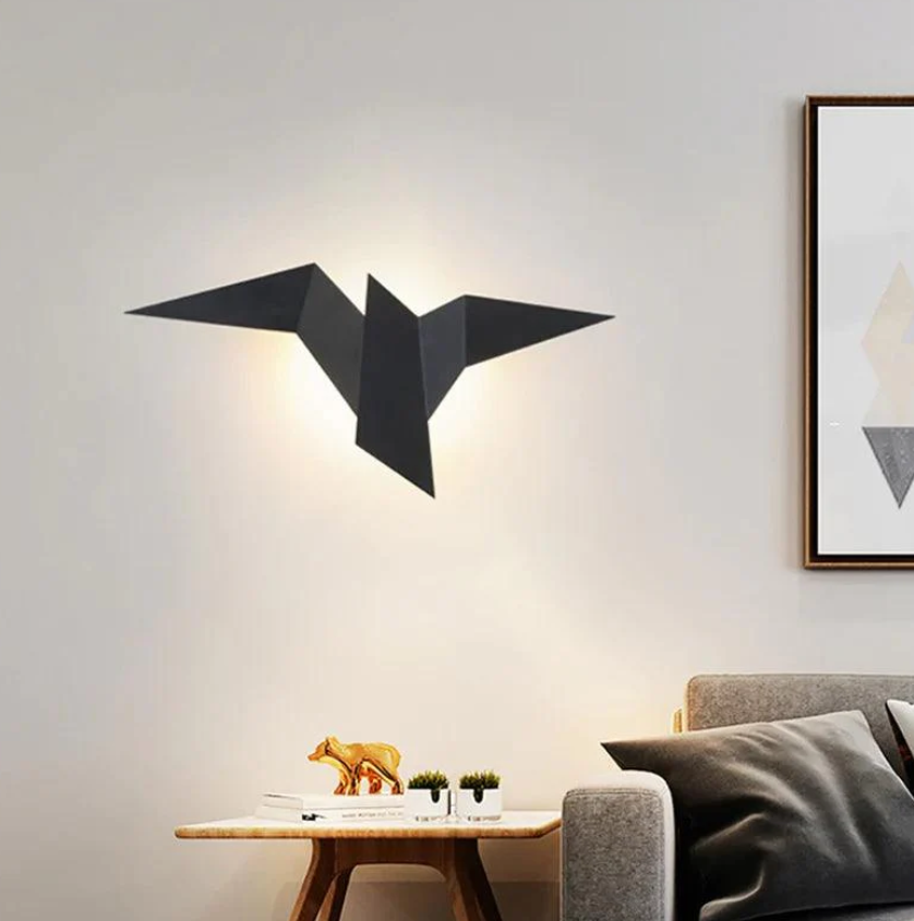 LumeNest – Kunstnerisk fuglevegglampe for et moderne preg