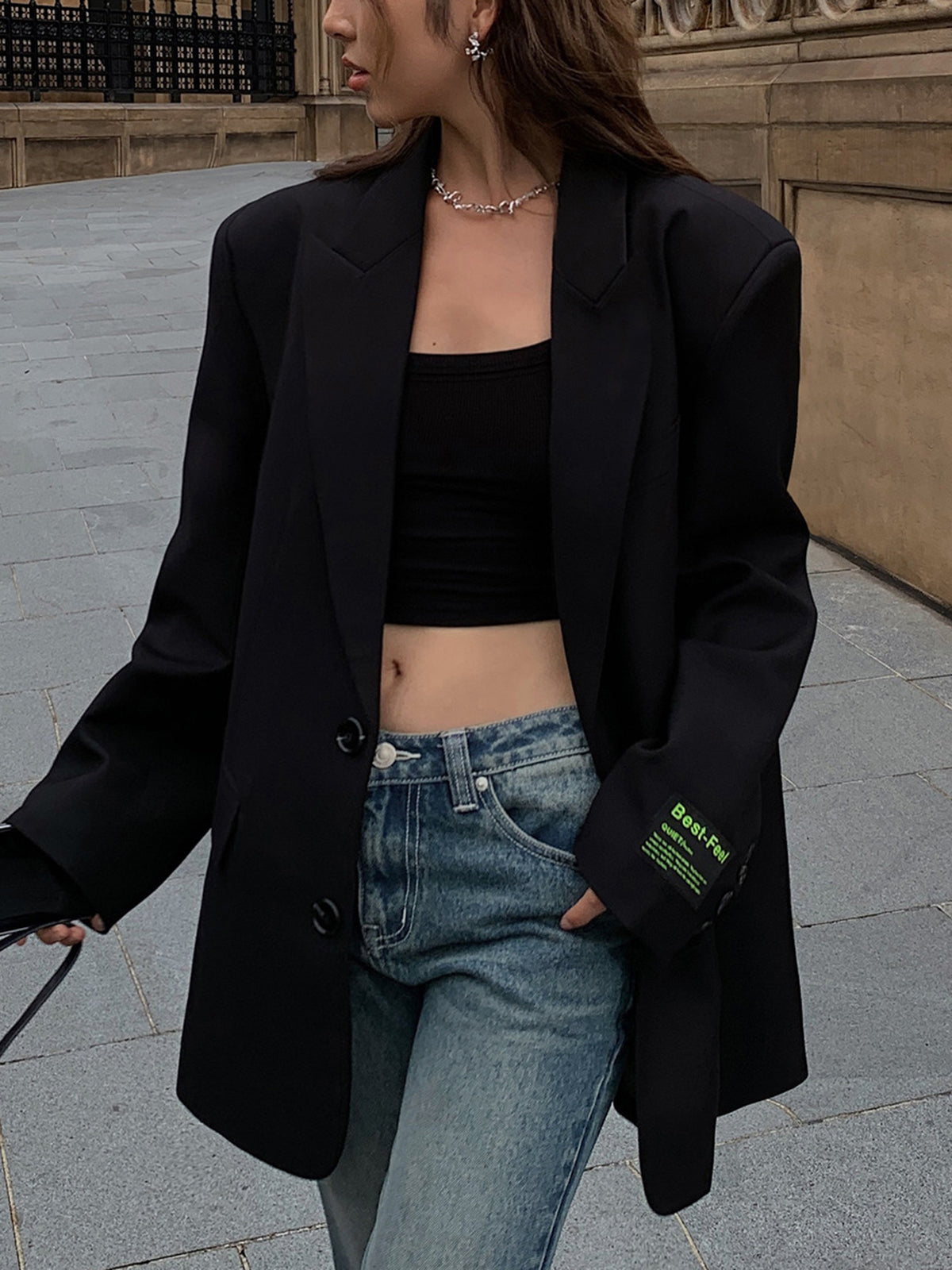 Olivia overdimensjonert klassisk blazer - tidløs eleganse og komfort