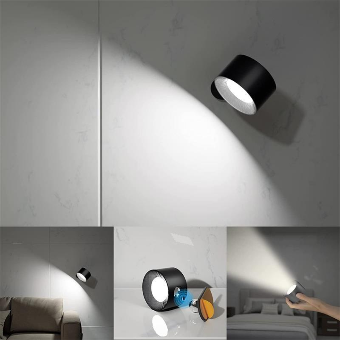 Illuminate - Justerbar veggmontert LED-lysarmatur