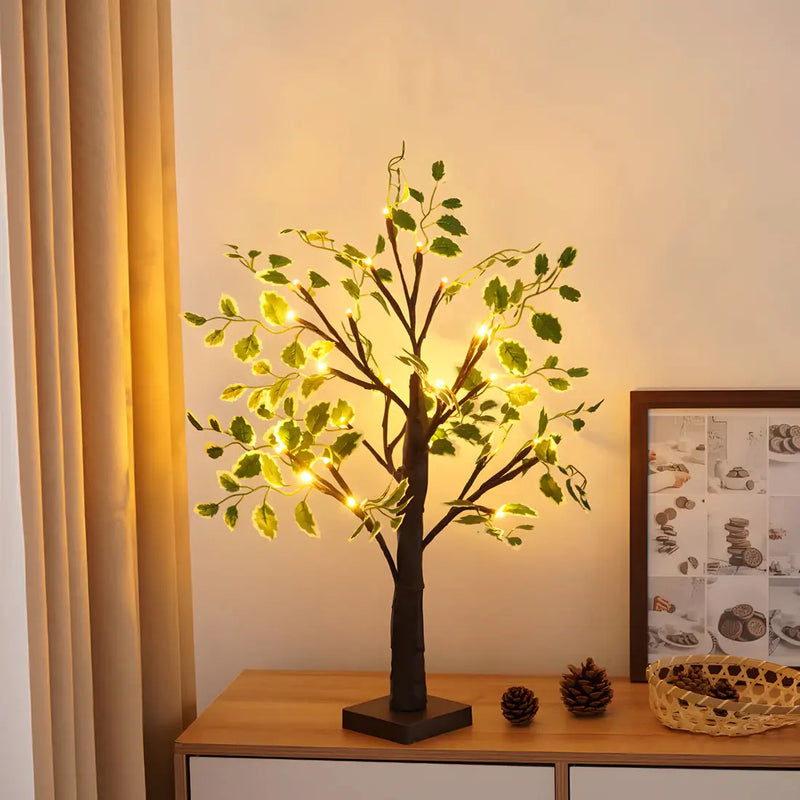 LeafLight - Unik lampe i tre