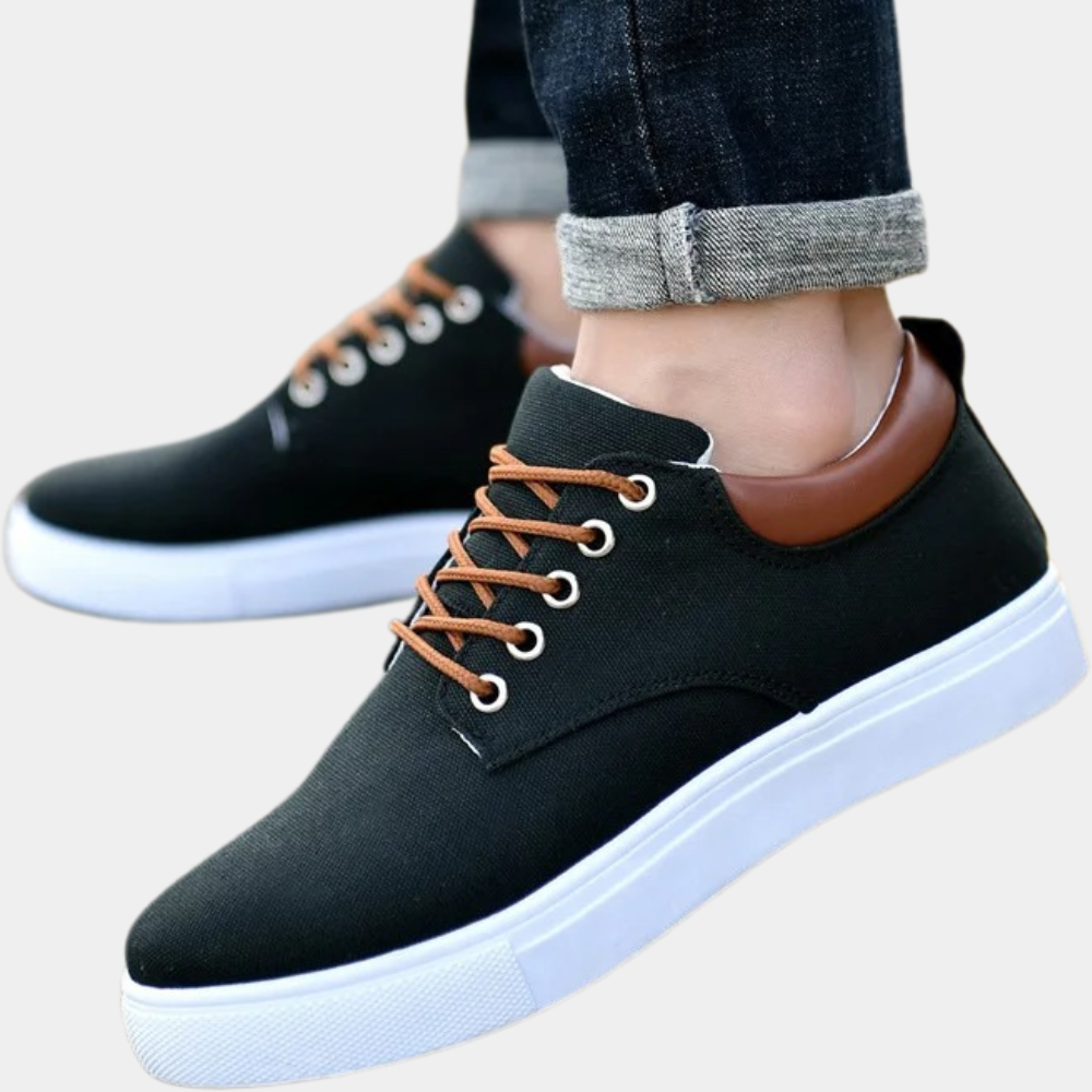 Arthur - Sneakers i lerret med snøring for en hverdagslook