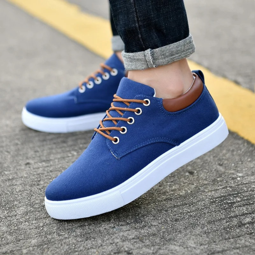 Arthur - Sneakers i lerret med snøring for en hverdagslook