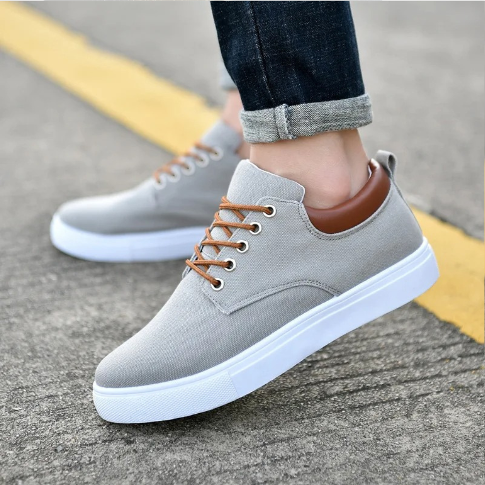 Arthur - Sneakers i lerret med snøring for en hverdagslook