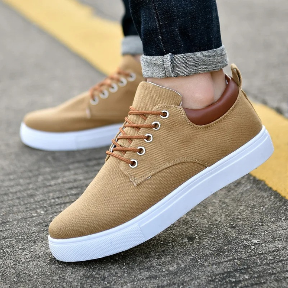 Arthur - Sneakers i lerret med snøring for en hverdagslook