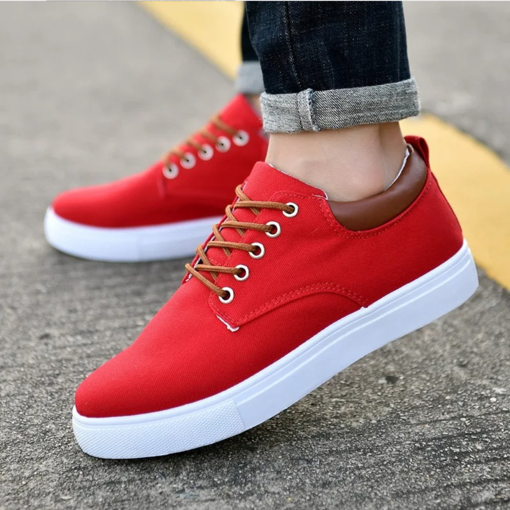 Arthur - Sneakers i lerret med snøring for en hverdagslook