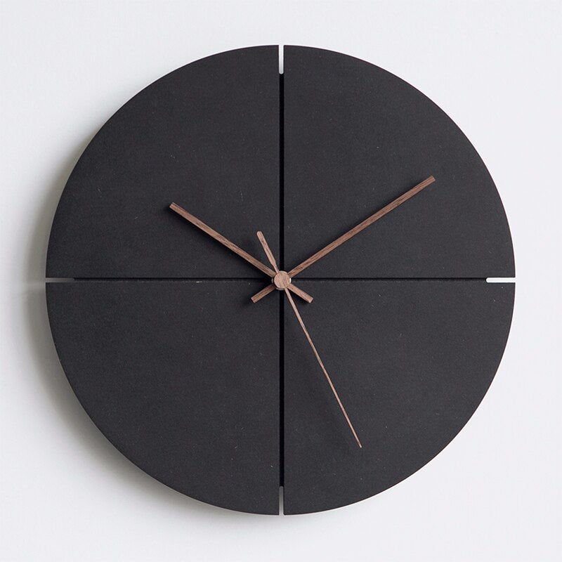 GeoTime – Moderne sirkel- og firkantet veggklokke med unik design