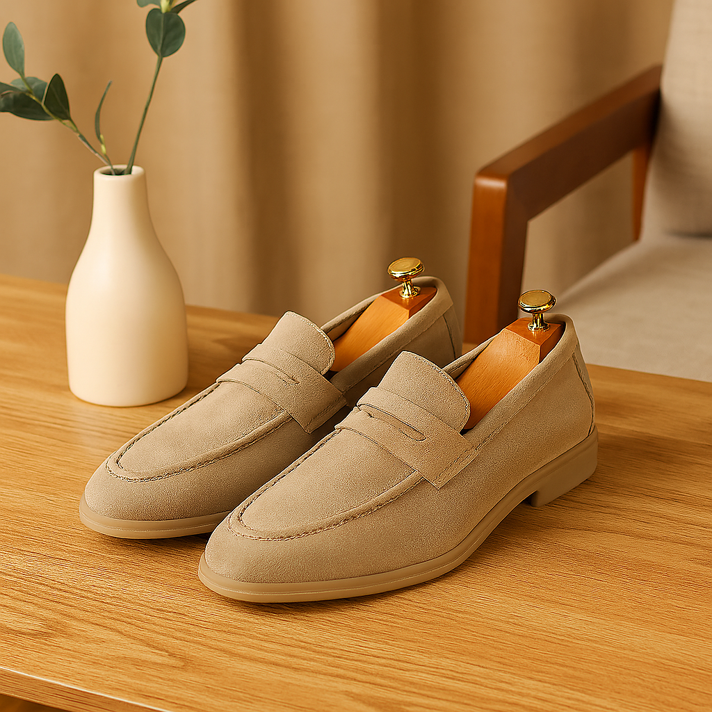 Allsidige forretnings- og fritidsloafers for menn – stilige og enkle slip-on flats