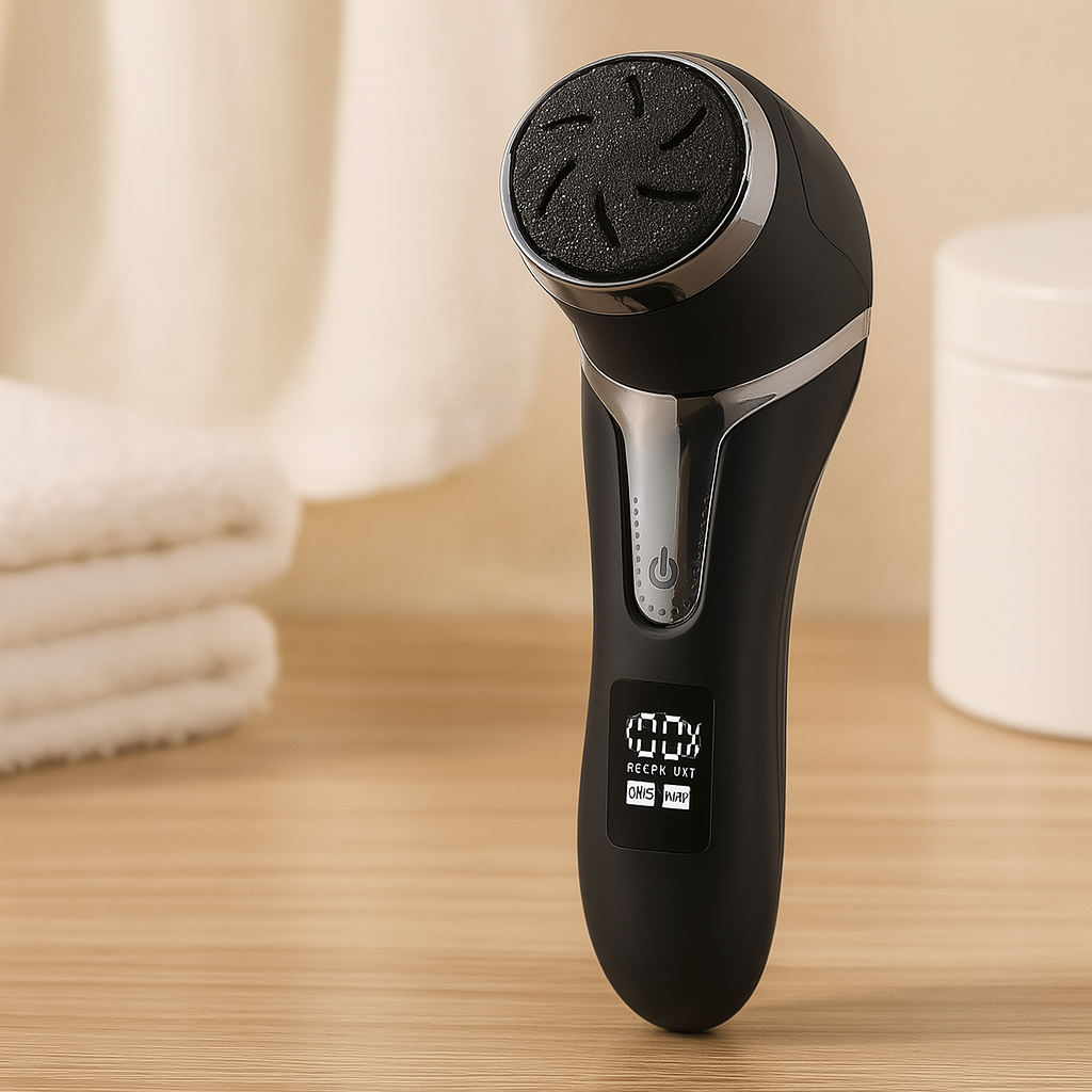 Oppladbar elektrisk fotfil – Bærbar hard hudfjerner og pedikyrsett for glatte føtter