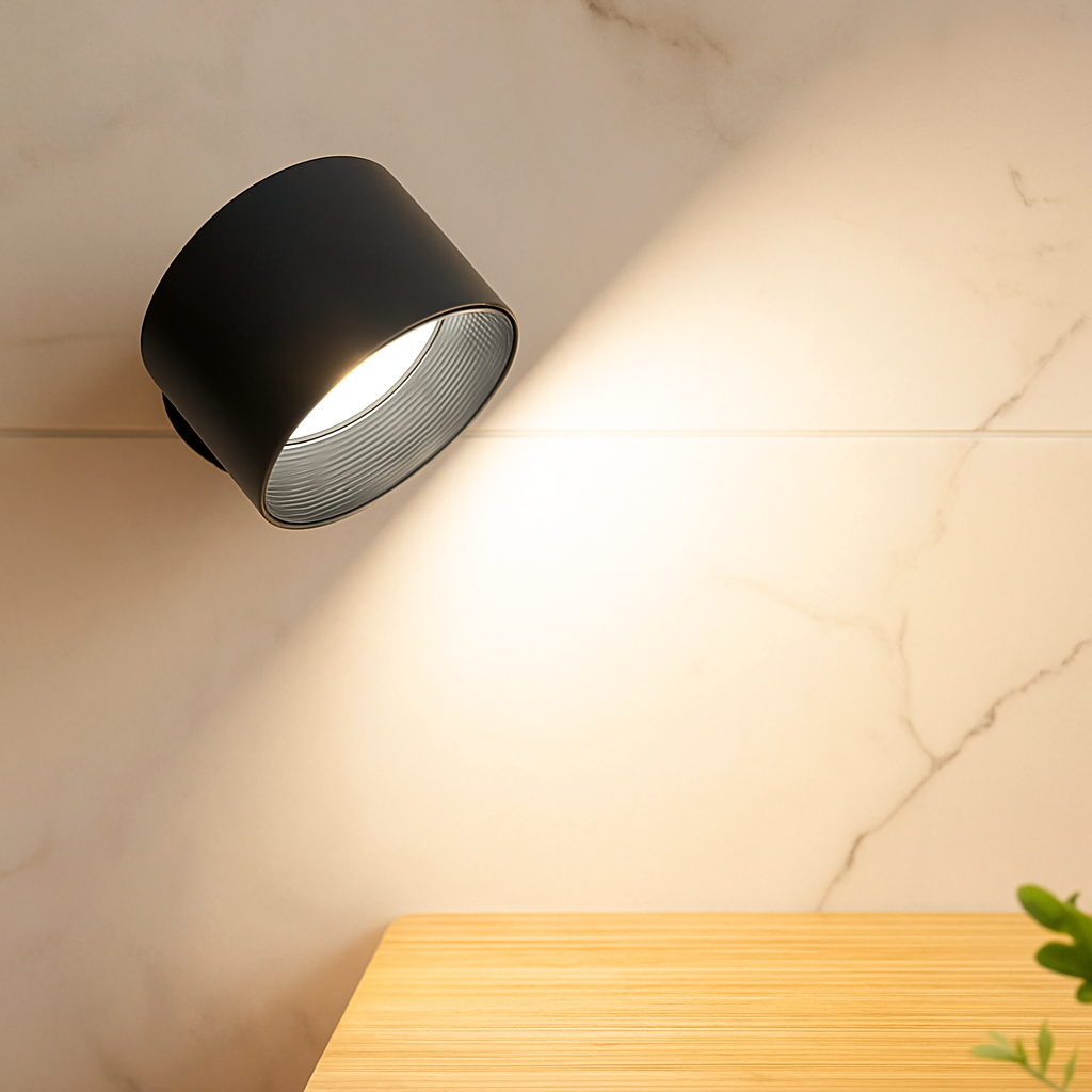 Easystick – Magnetisk, Trådløs Vegglampe med LED | Oppladbar og Selvklebende