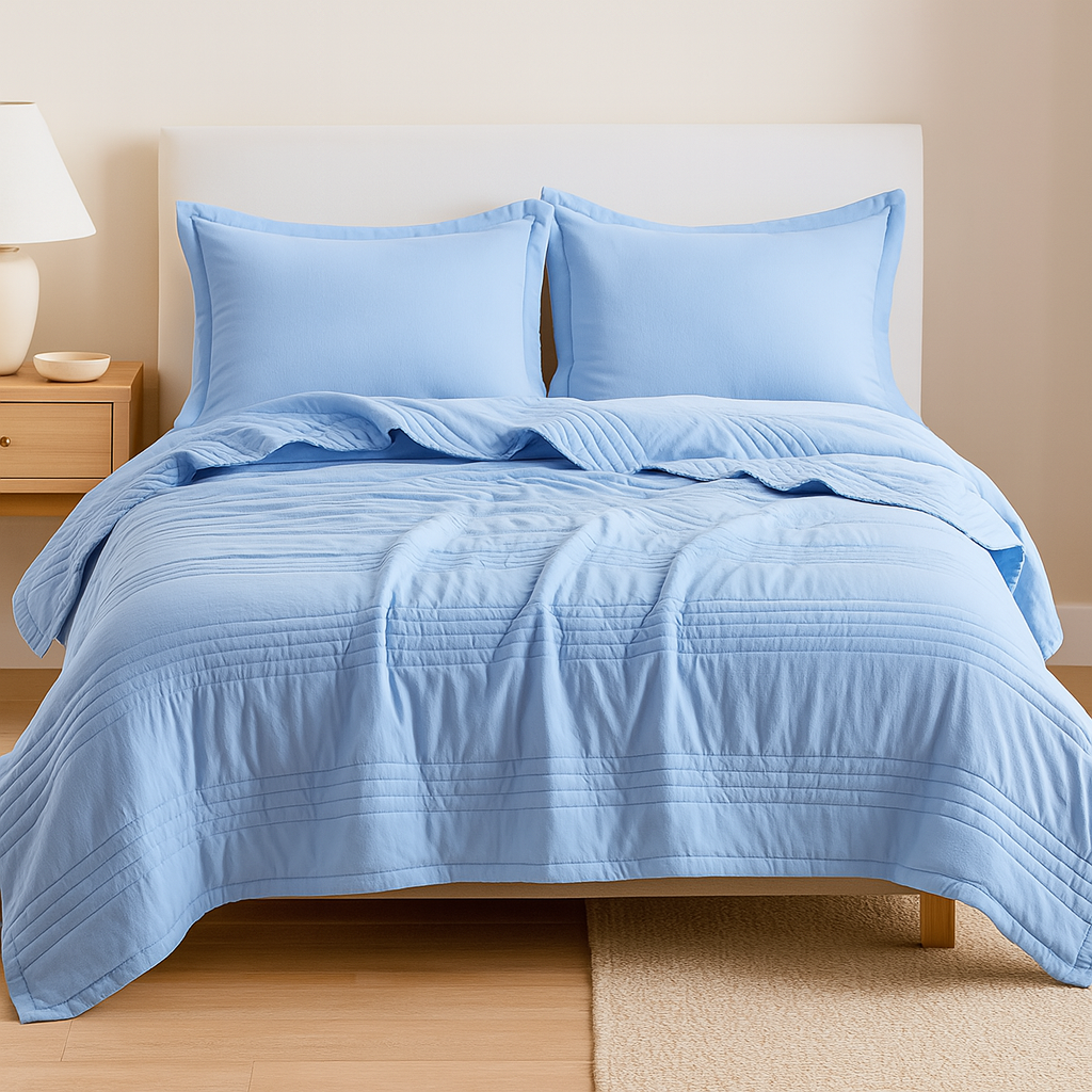 SoftSleep – Lett og Pustende Soveteppe for Varmere Netter