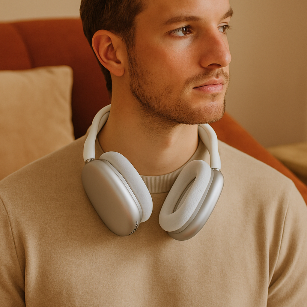SoundMax Flex - trådløse hodetelefoner med justerbar hodebøyle