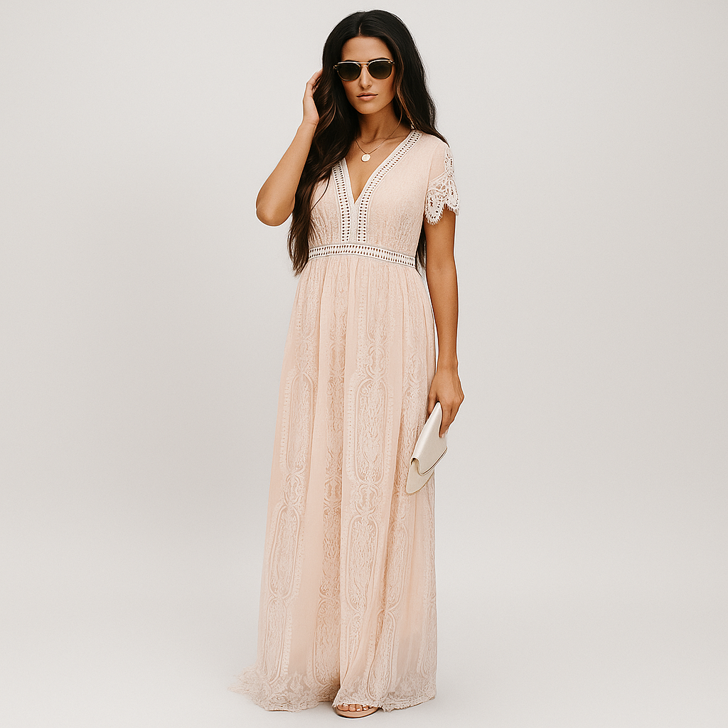 Elise - Elegant kjole med åpne detaljer