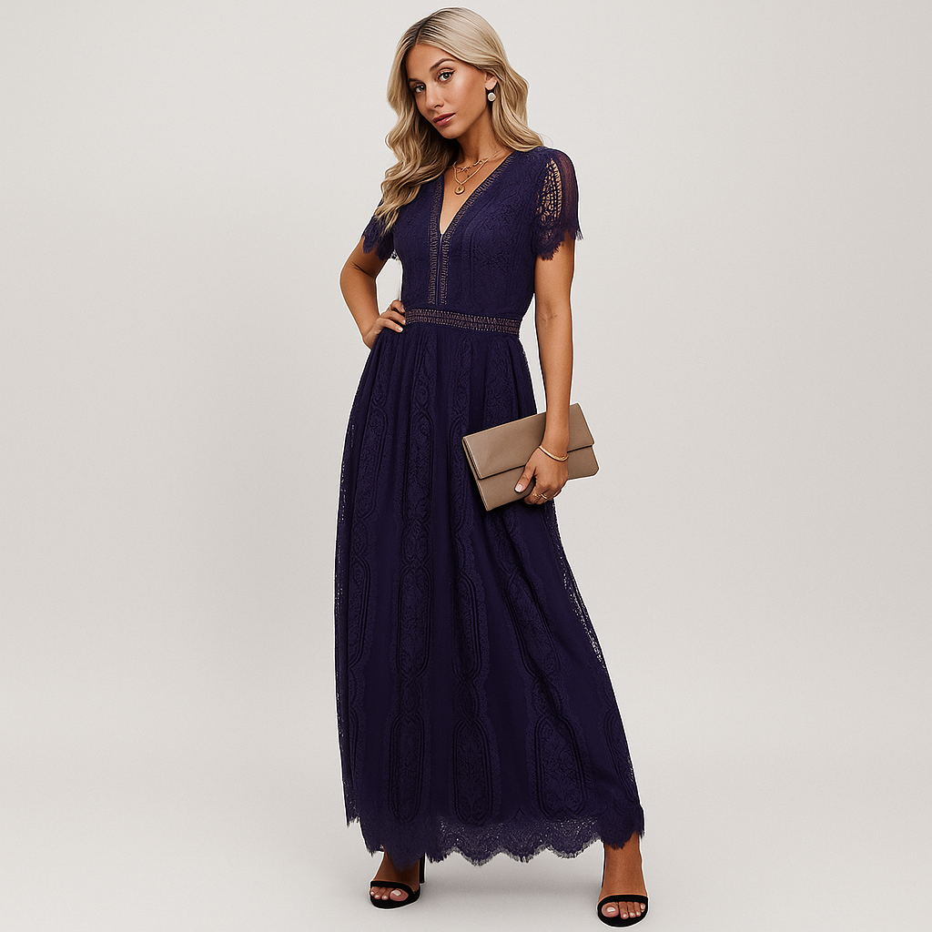 Elise - Elegant kjole med åpne detaljer