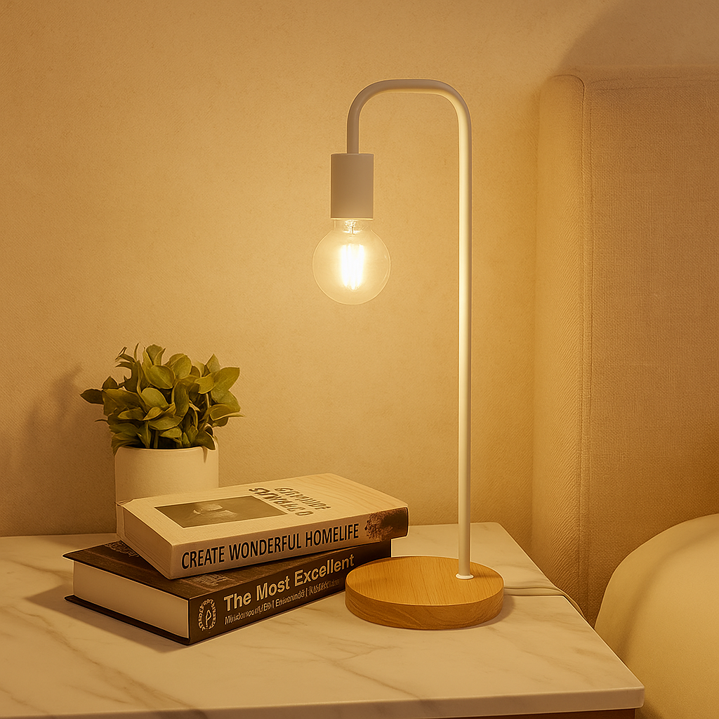 UrbanLume Industriell Bordlampe – Elegant Metallbordlampe