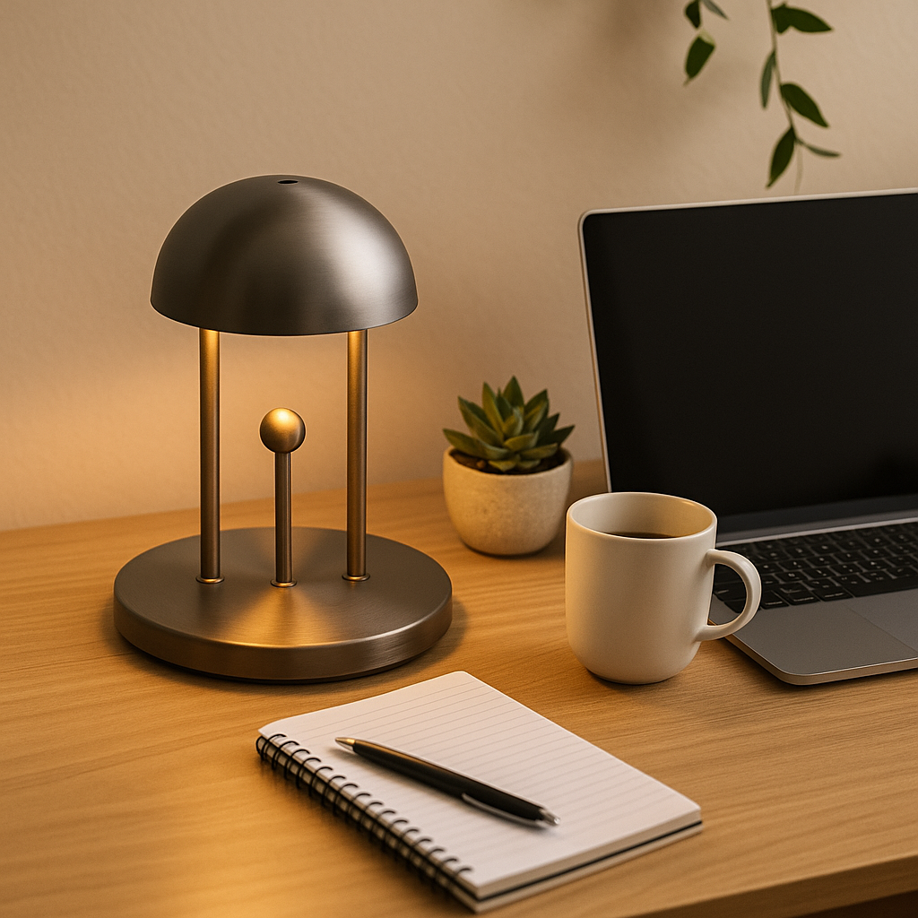 LumaDome - Minimalistisk kuppelformet bordlampe
