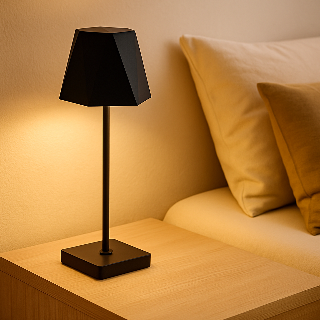 LumaHex oppladbar sekskantet skrivebordslampe