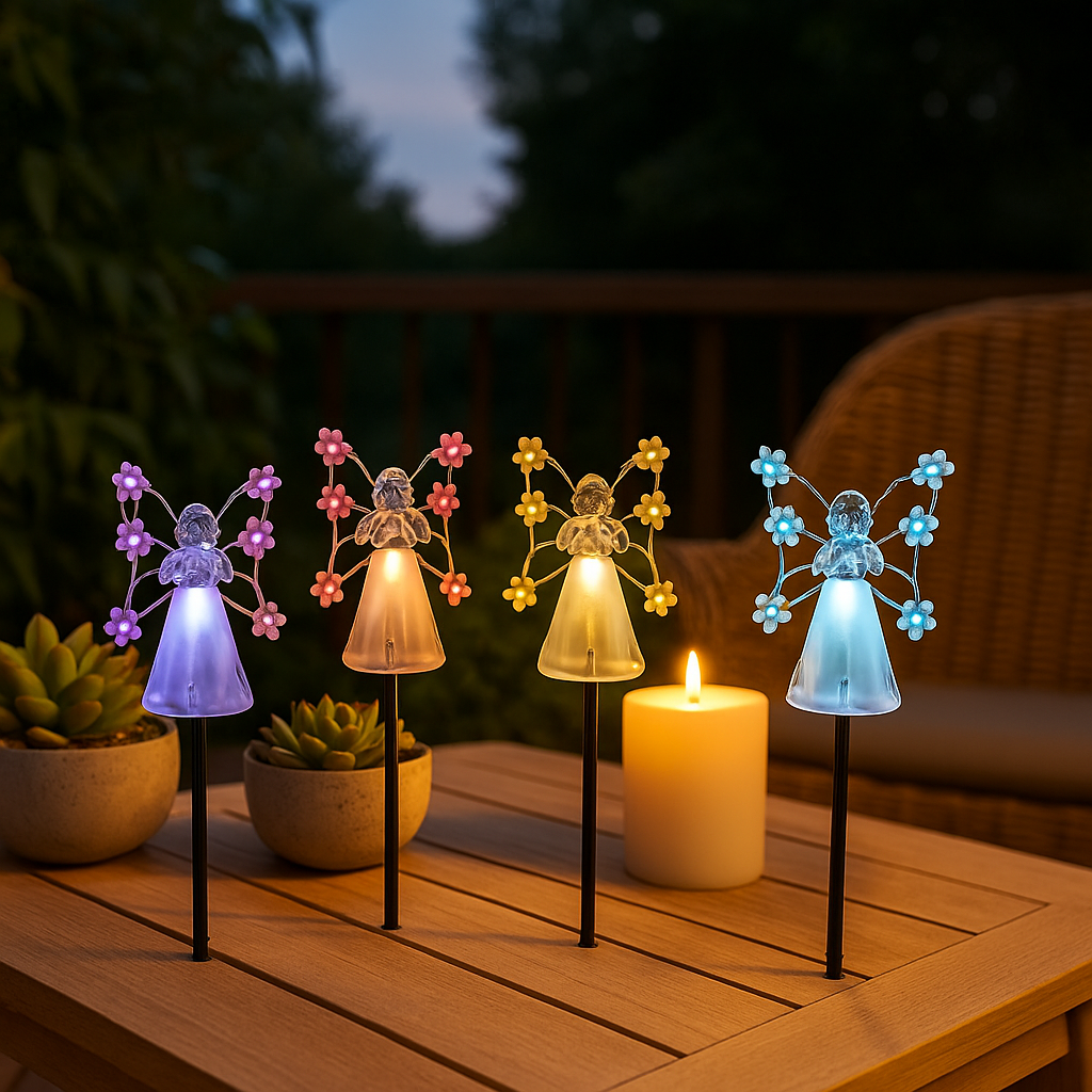 LumiWings solcelledrevne sommerfugllys – Fortryllet utendørs hagedekorasjon