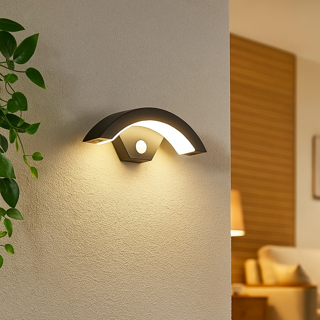 EyeGlow justerbar vegglampe – elegant minimalistisk design