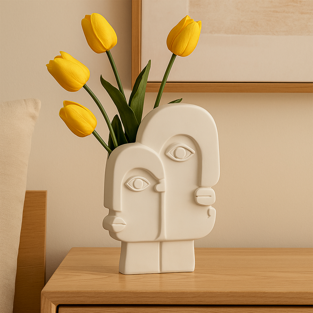 Artiface skulpturell keramisk vase – moderne dekorativ vase