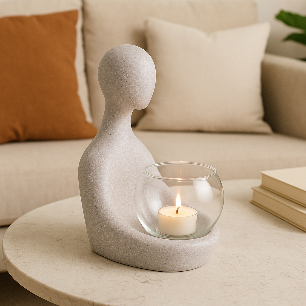 LumiRoot opplyst hydroponisk vase – moderne gjennomsiktig design