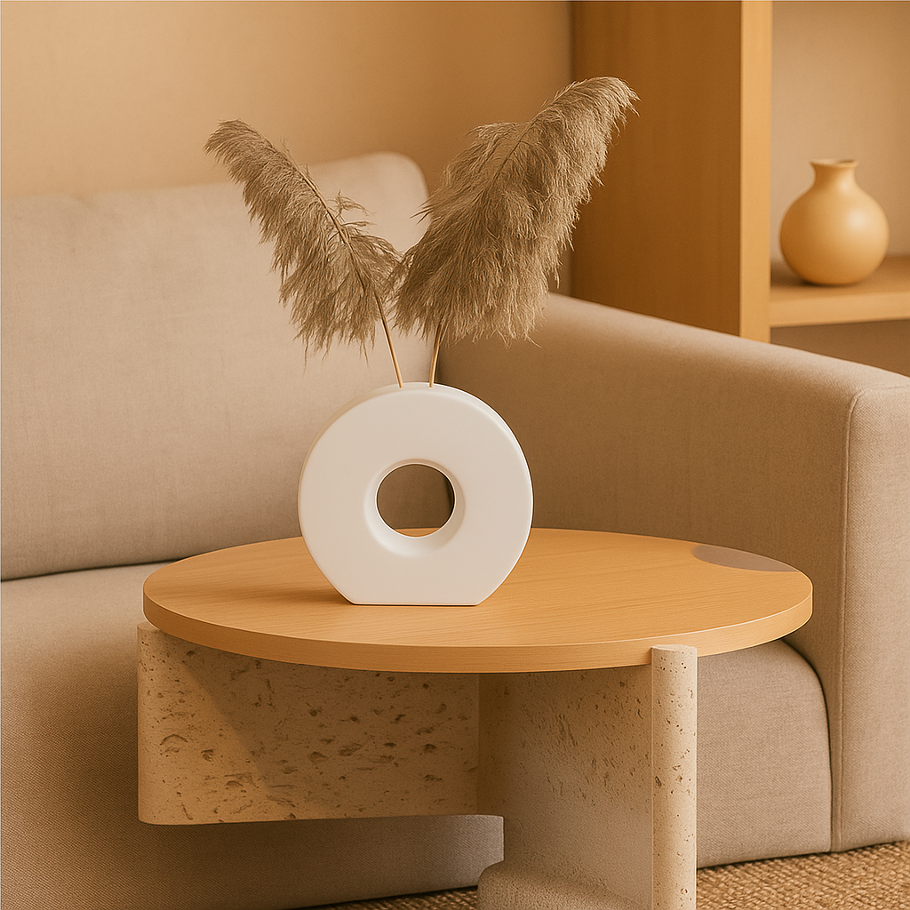 DecoraForm skulpturert keramisk aksentvase