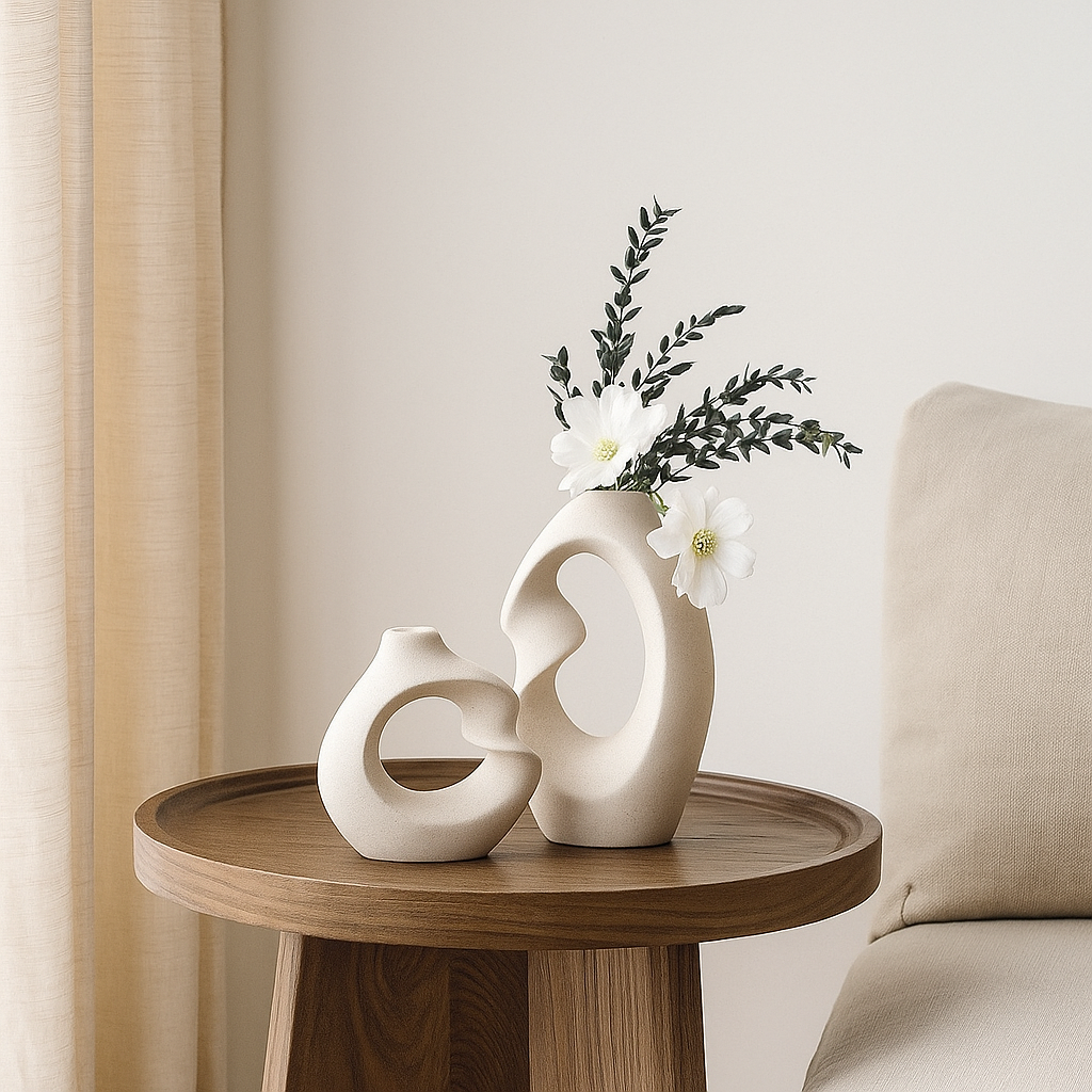 FormaNova - Moderne asymmetrisk skulpturell vase