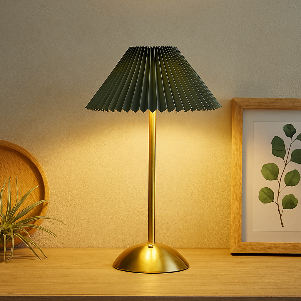 Auralis – Trådløs LED-bordlampe som skifter farge