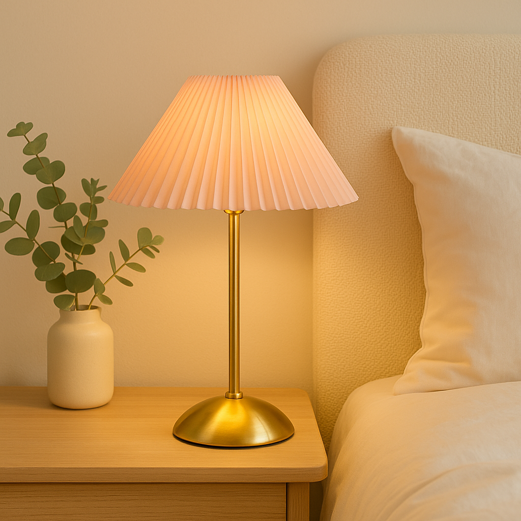 Auralis – Trådløs LED-bordlampe som skifter farge