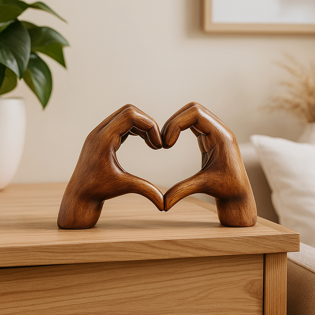 HeartGlow – Håndlaget symbol for kjærlighet