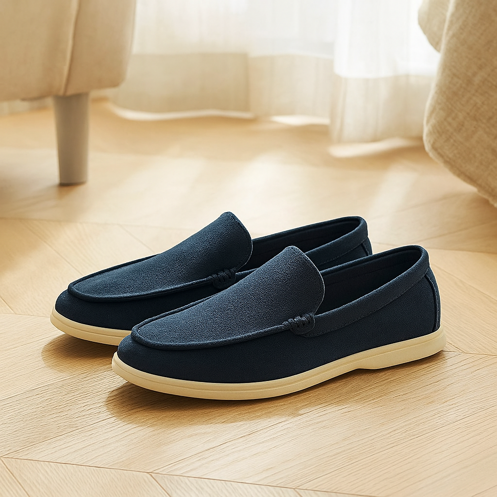 Bruno klassiske semskede loafers – Håndlagde herretøfler