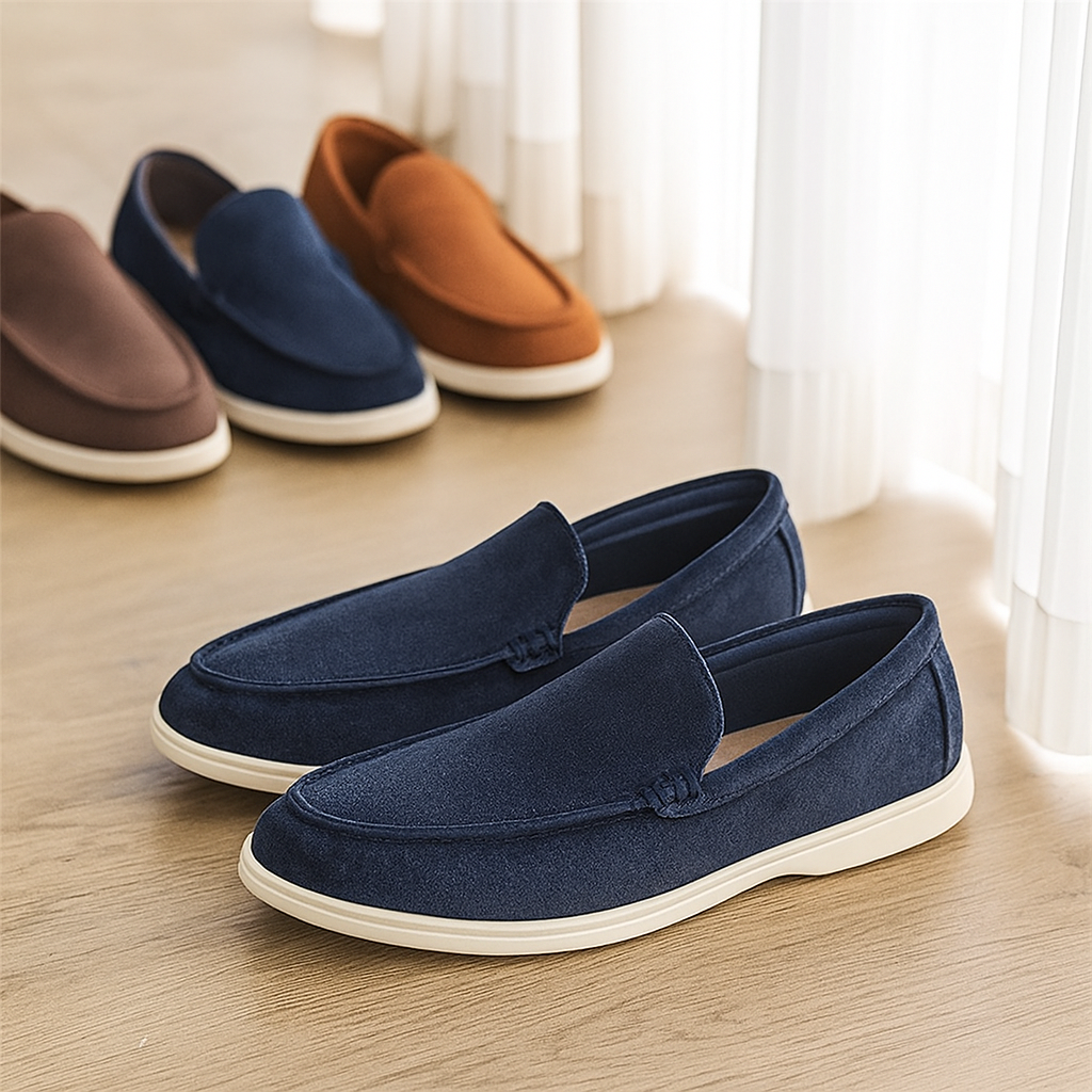 Bruno klassiske semskede loafers – Håndlagde herretøfler